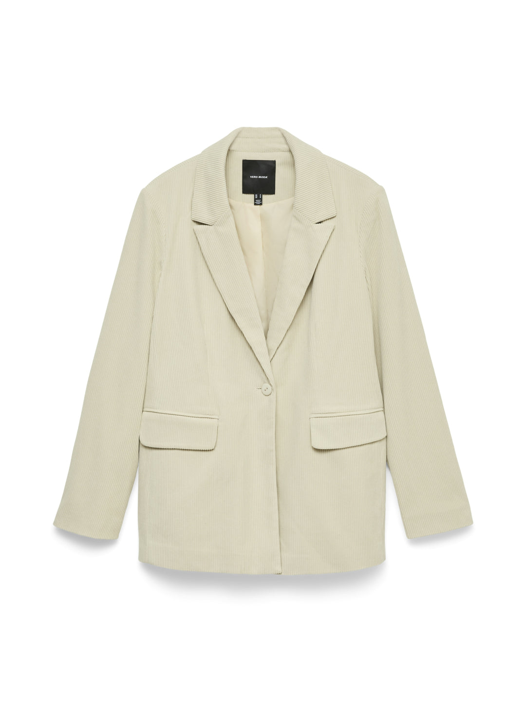 VMNORA LS LOOSE CORDUROY BLAZER, Birch 222913 Bild 1