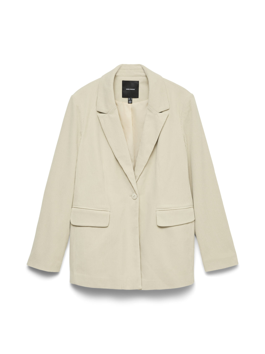 VMNORA LS LOOSE CORDUROY BLAZER, Birch 222913 Bild 1