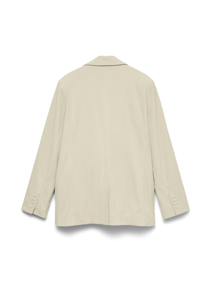 VMNORA LS LOOSE CORDUROY BLAZER, Birch 222913 Bild 2