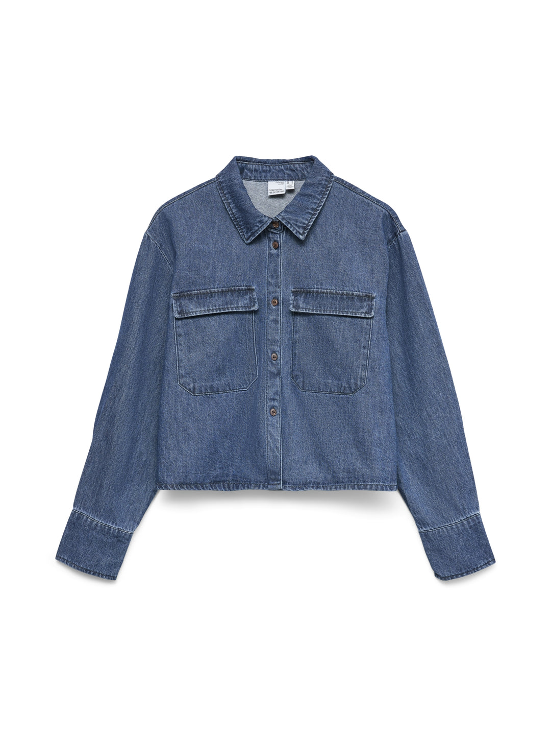VMPOSEY LS DENIM SHIRT YO387, Medium Blue Denim 178001 Bild 1