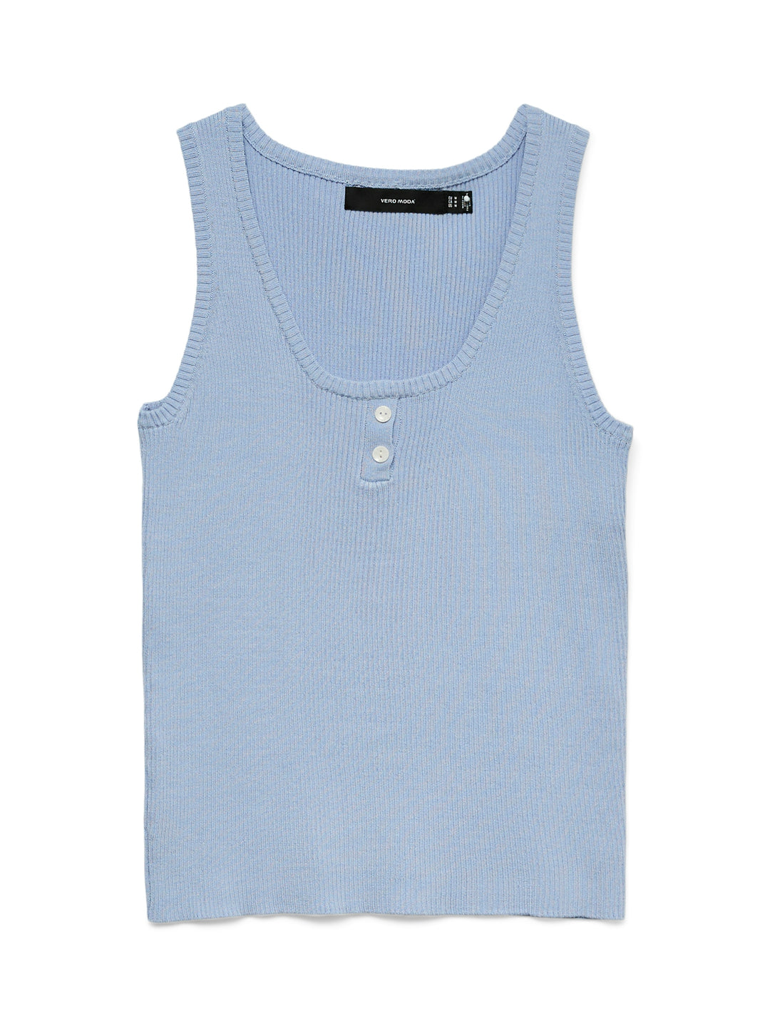 VMRAINBOW BEACH SL U-NECK TOP SE, Brunnera Blue 249737 Bild 1