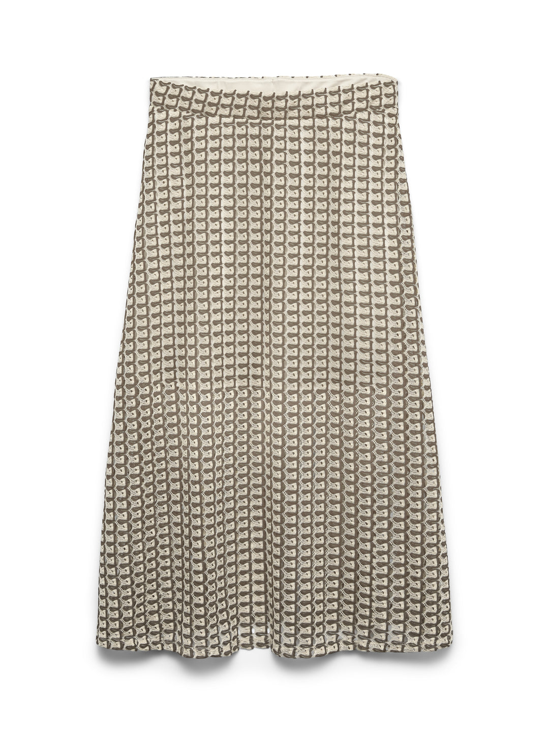 VMROSALIA HW 7/8 A-LINE SKIRT JRS G, Birch/Silver mink 222913002 Bild 1