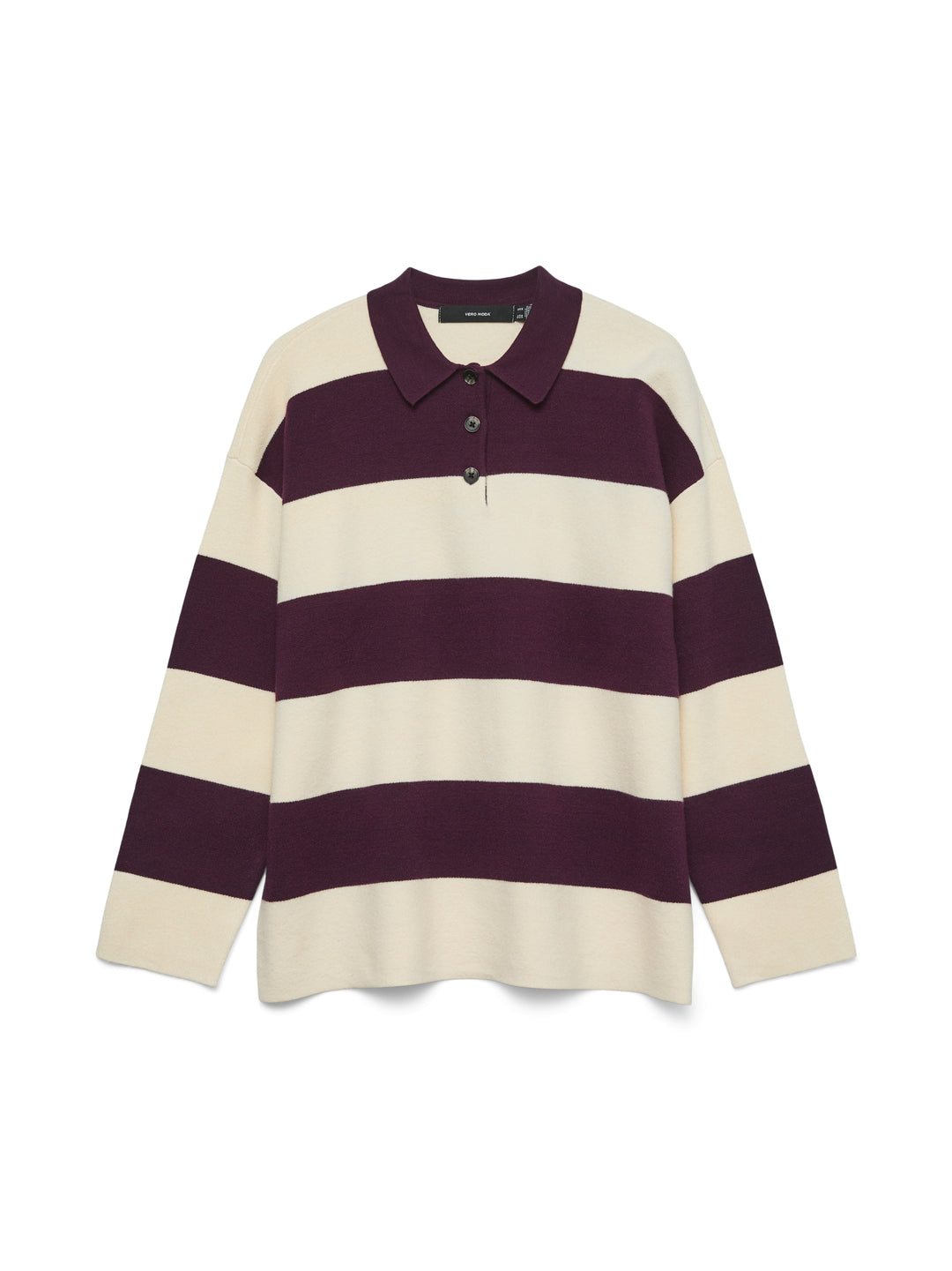VMSABA POLONECK LS PULLOVER, Winetasting/W. BIRCH STRIPES + WINE 186320004 Bild 1