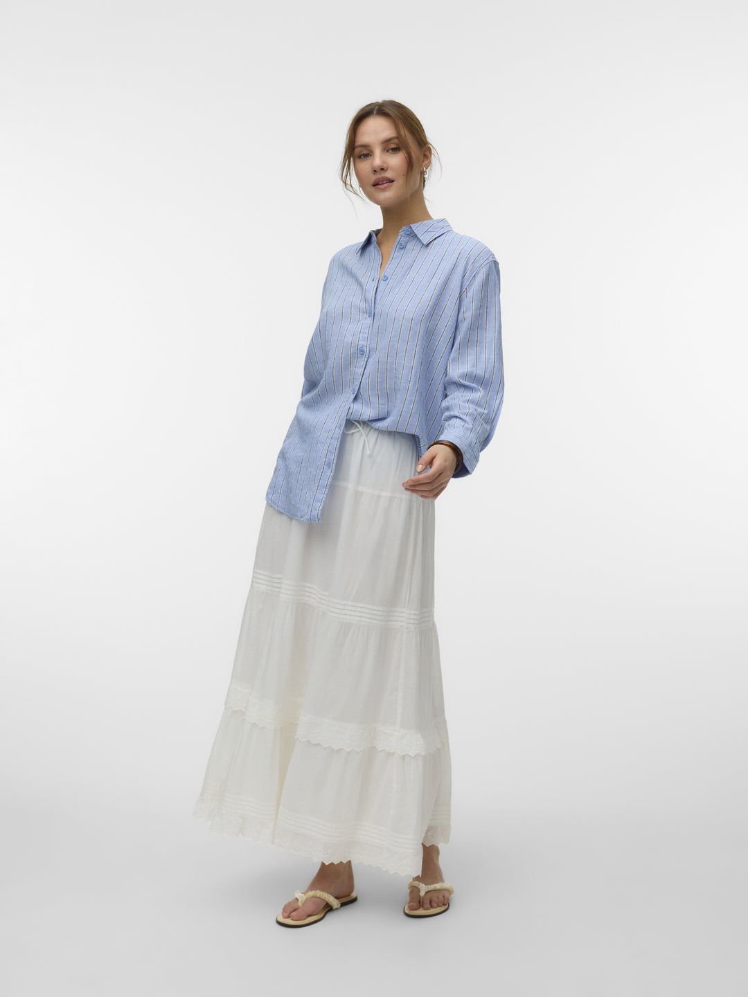 VMSANDY HW ANKLE SKIRT WVN, Snow White 175598 Bild 3