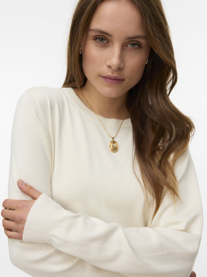 VMSILJE LS O-NECK PULLOVER NOOS, Birch 222913 Bild 4