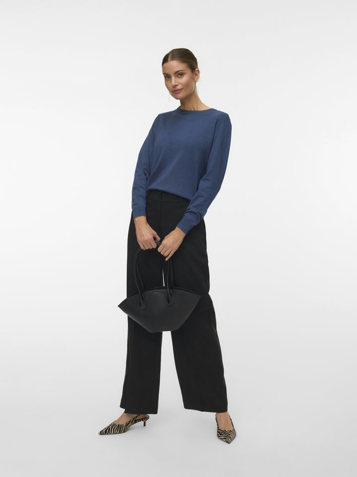 VMSILJE LS O-NECK PULLOVER NOOS, Dark Denim 229916 Bild 2