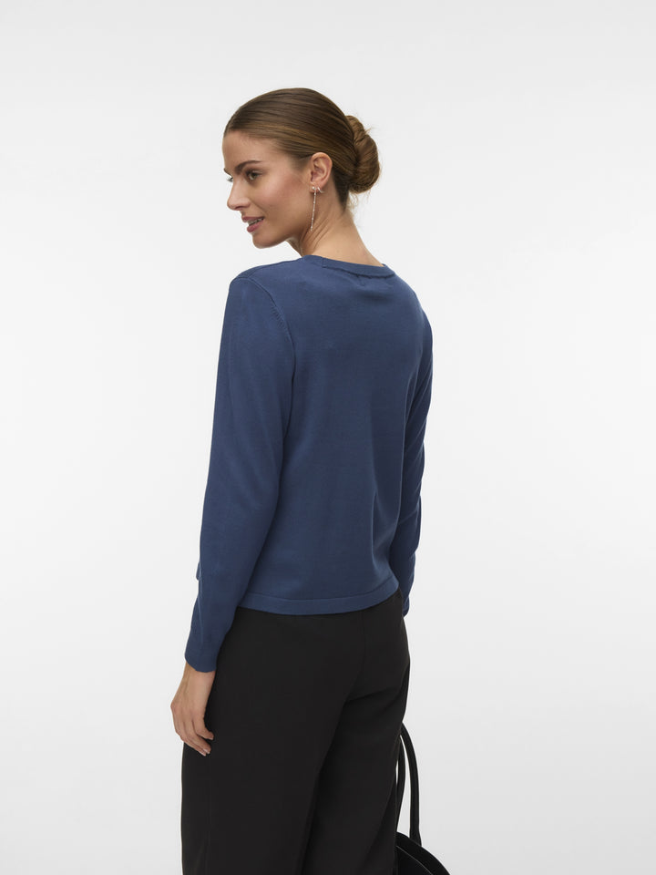 VMSILJE LS O-NECK PULLOVER NOOS, Dark Denim 229916 Bild 3