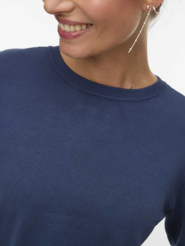 VMSILJE LS O-NECK PULLOVER NOOS, Dark Denim 229916 Bild 5