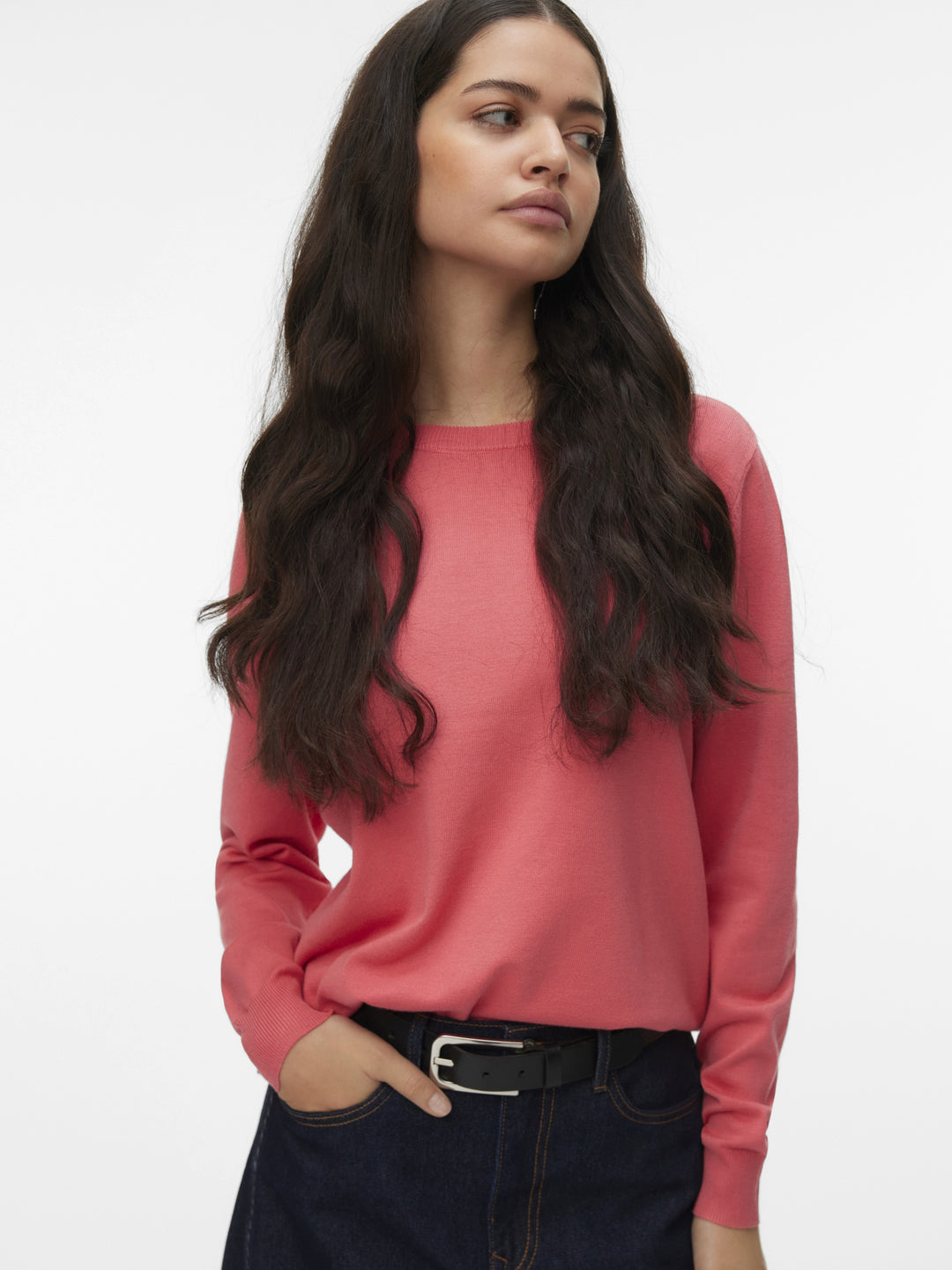 VMSILJE LS O-NECK PULLOVER NOOS, Coral Paradise 300017 Bild 4