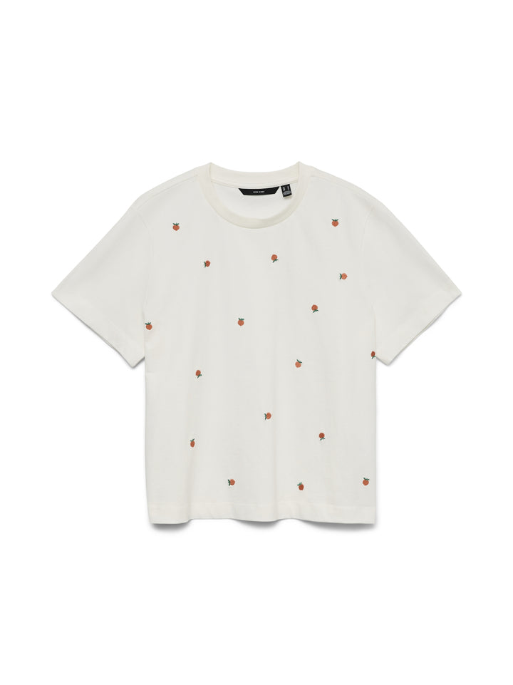 VMSOLA METTE SS TOP BOX JRS, Snow White/PEACH 175598002 Bild 1