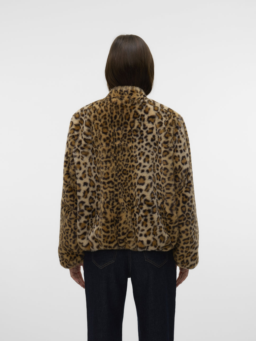 VMSONJALIGA AOP SHORT JACKET GA BOO, Silver Mink/LEOPARD 192623001 Bild 6