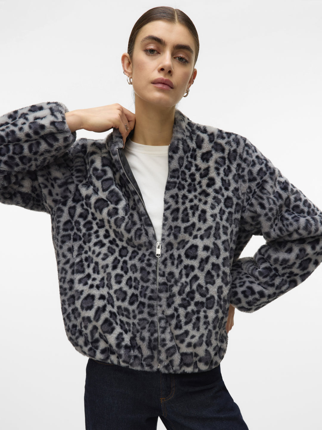 VMSONJALIGA AOP SHORT JACKET GA BOO, Griffin/LEOPARD 257775001 Bild 5