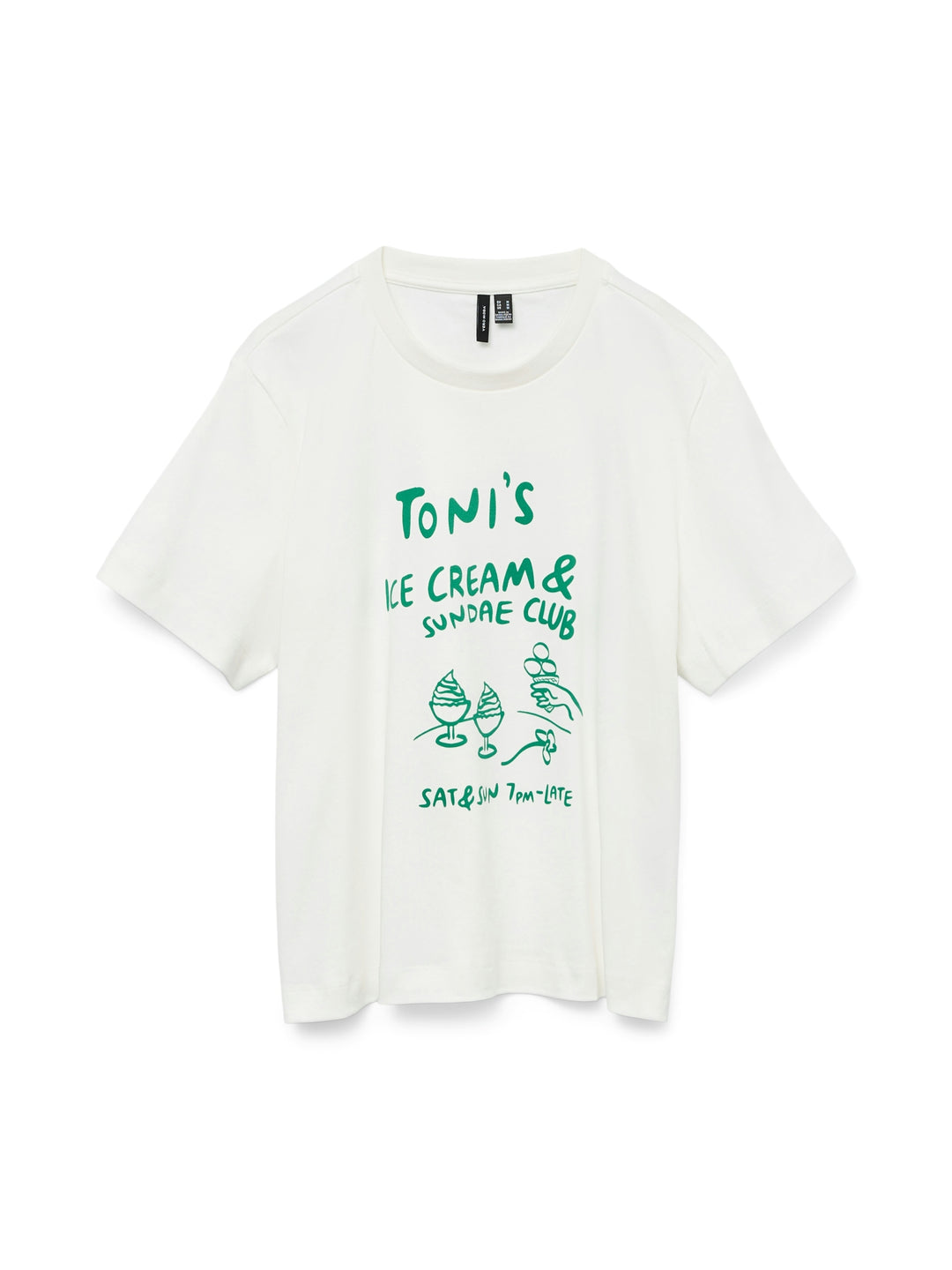 VMSONYA METTE SS TOP BOX JRS GA, Snow White/TONIS ICE CREAM 175598003 Bild 1