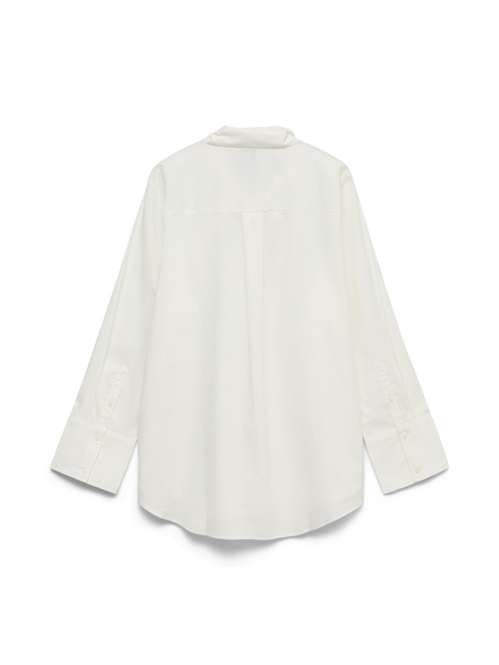 VMSYNNE LS NECK SCARF SHIRT WVN NOO, Snow White 175598 Bild 2