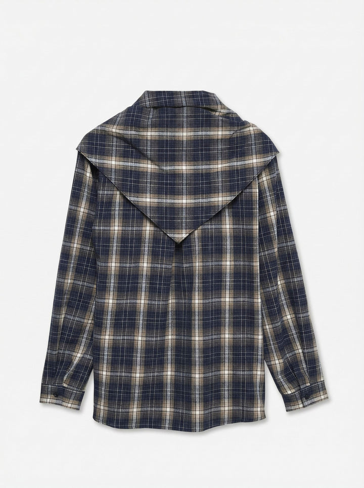 VMTILDA LS SCARF SHIRT WVN, Navy Blazer/Fossil/snow white 188780001 Bild 2