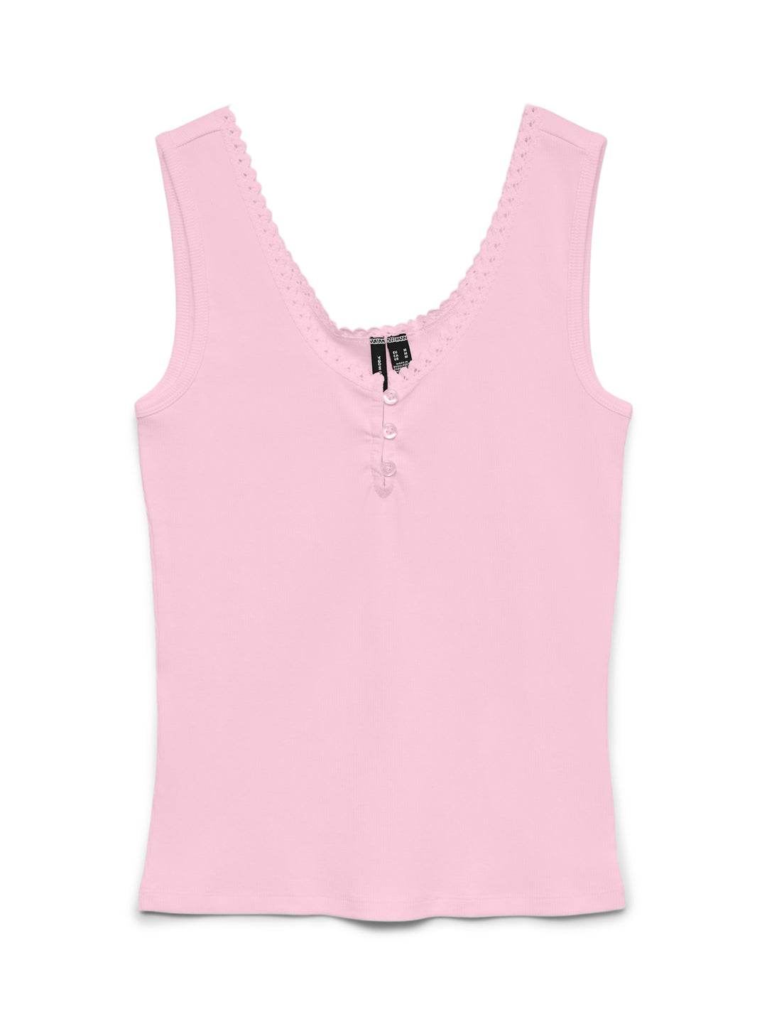 VMTINNA SL U-NECK SHORT TOP JRS GA, Pink-A-Boo 291375 Bild 1