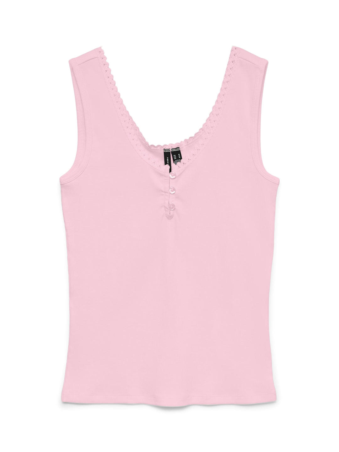 VMTINNA SL U-NECK SHORT TOP JRS GA, Pink-A-Boo 291375 Bild 1