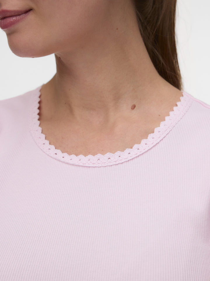 VMTINNA SS O-NECK TOP JRS GA, Pink-A-Boo 291375 Bild 5