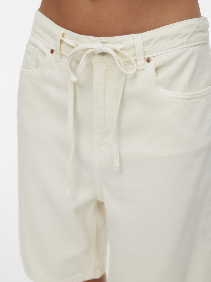 VMVILLA MR BERMUDA DNM SHORTS MIX, Ecru 214270 Bild 6