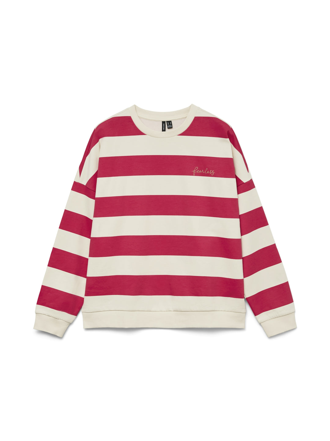 VMVIOLA BEA LS SWEAT BOX JRS, Jazzy/FEARLESS STRIPE 255656002 Bild 1