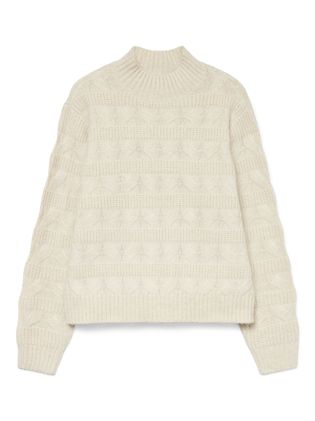 VMVIRGO LS HIGHNECK PULLOVER BF, Birch 222913 Bild 1