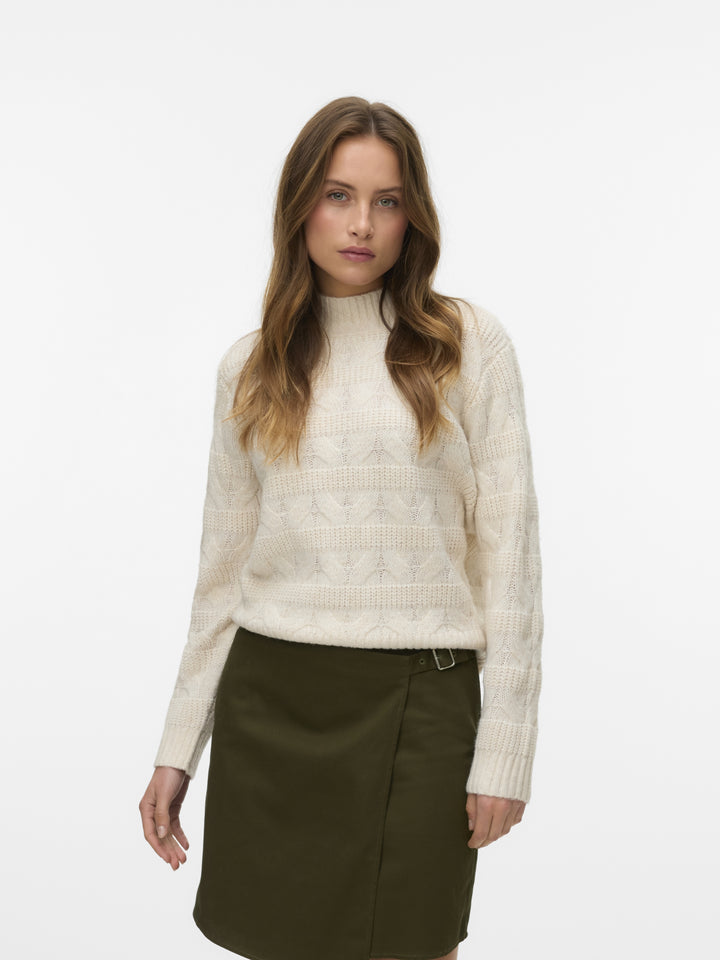 VMVIRGO LS HIGHNECK PULLOVER BF, Birch 222913 Bild 2