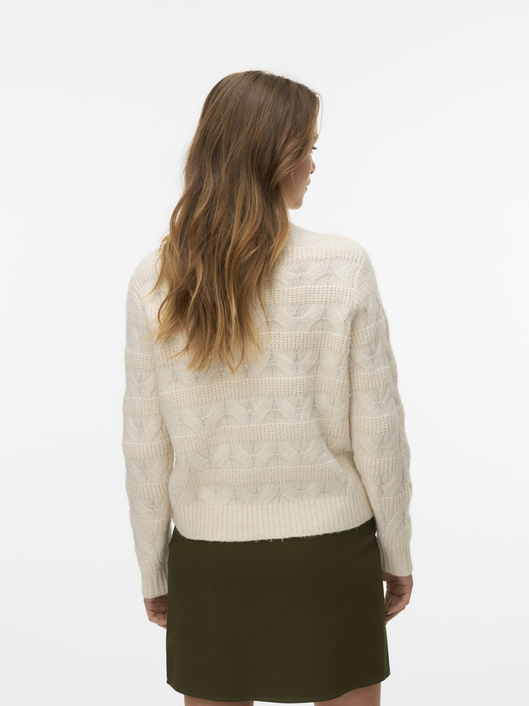 VMVIRGO LS HIGHNECK PULLOVER BF, Birch 222913 Bild 5