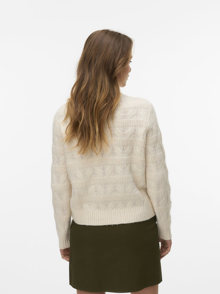 VMVIRGO LS HIGHNECK PULLOVER BF, Birch 222913 Bild 5
