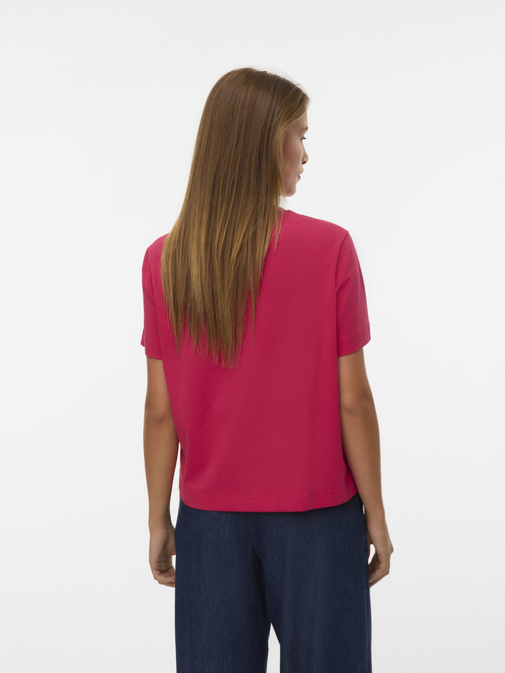 VMVIVIAN METTE SS TOP BOX JRS, Jazzy/TRES CHIC 255656001 Bild 3