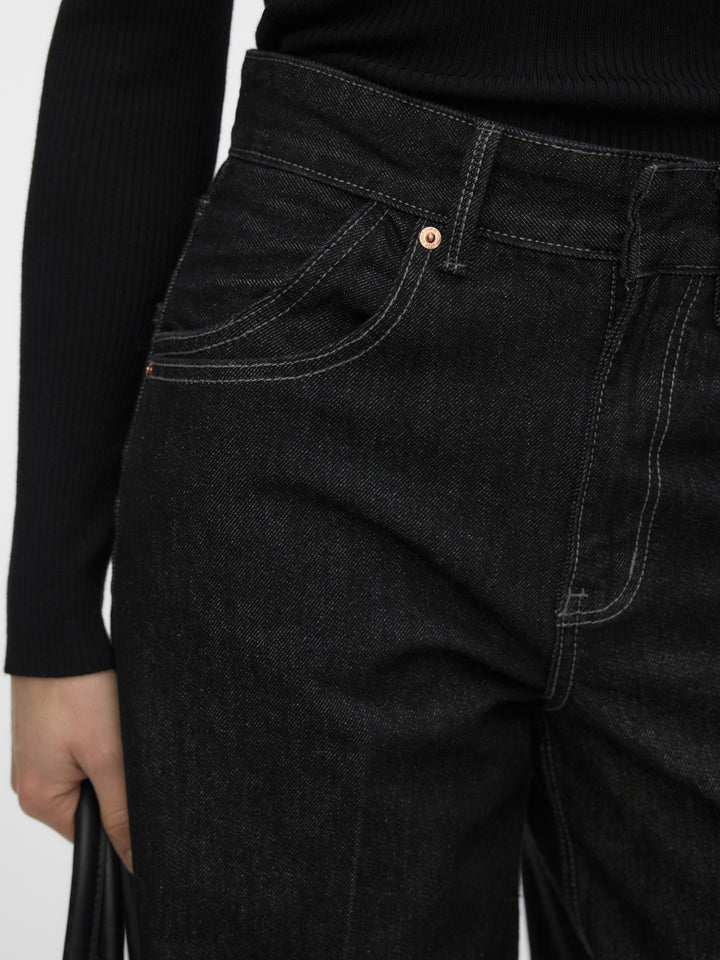 VMZELDA HR LOOSE BARREL DNM JEANS L, Black Denim/LI1190 237815001 Bild 6