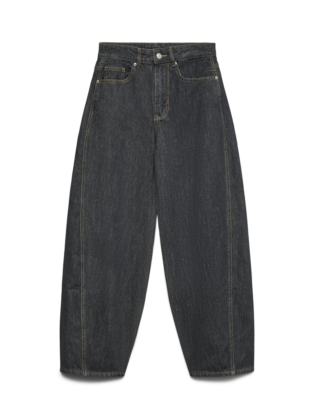 VMZOE MR BARREL DNM JEANS LI223 NOO, Dark Grey Denim/RINSE 178007001 Bild 1