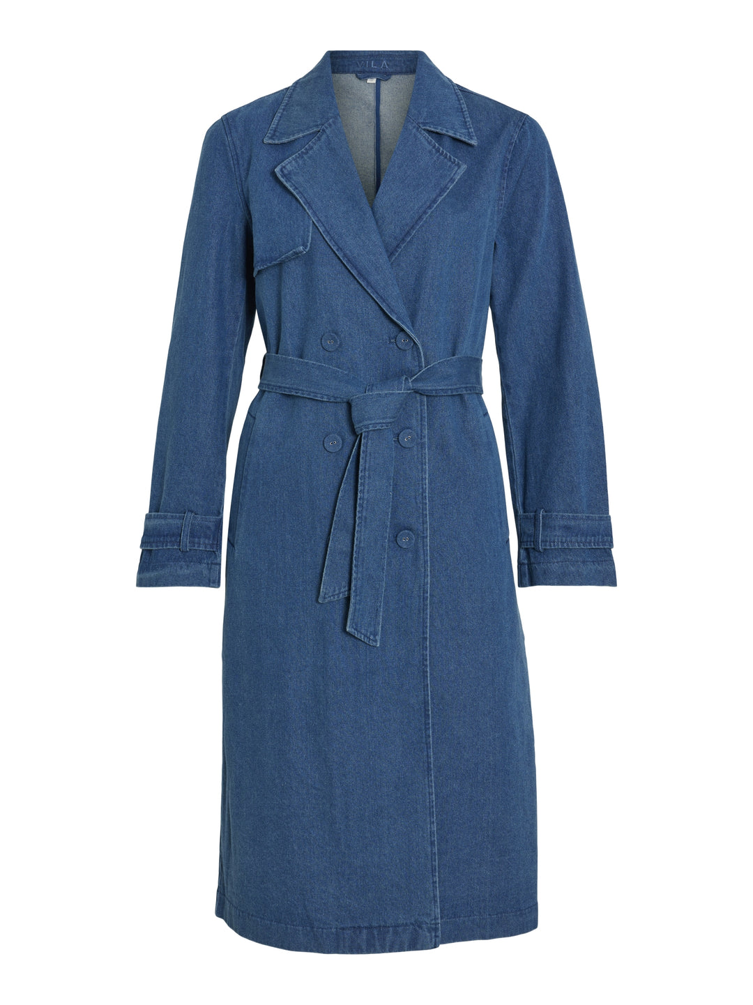 VICI NEW L/S DENIM TRENCH COAT, Medium Blue Denim 177854 Bild 1
