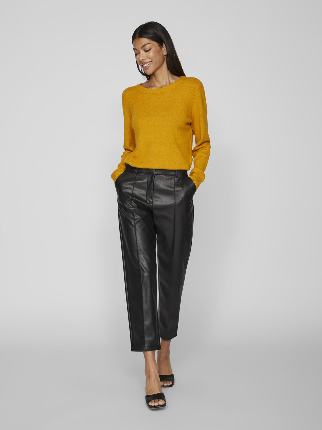 VIDAGMAR RW 7/8 COATED PANTS - NOOS, Black 178035 Bild 5