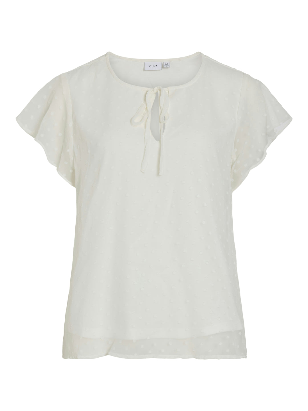 VIEDEE C/S V-NECK TOP - NOOS, Snow White 177862 Bild 1