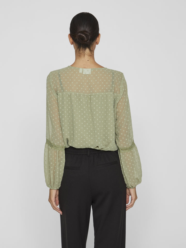 VIEDEE L/S TOP - NOOS, Oil Green 295047 Bild 4