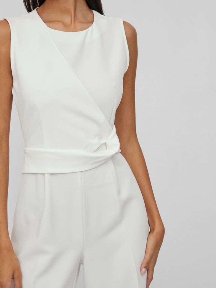 VIGERY S/L O-NECK JUMPSUIT/BR/DC, Cloud Dancer 209451 Bild 4