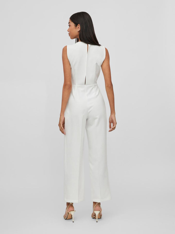 VIGERY S/L O-NECK JUMPSUIT/BR/DC, Cloud Dancer 209451 Bild 5
