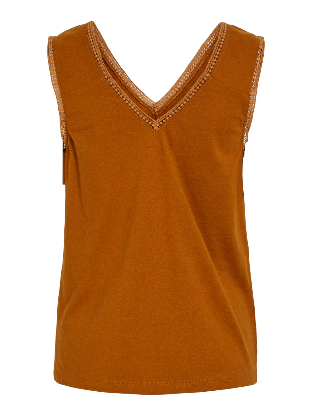 VILINANA V-NECK S/L TOP, Cathay Spice 222337 Bild 2