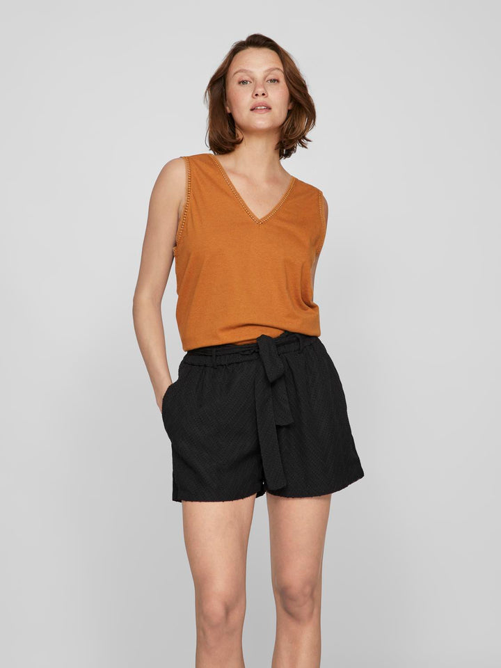 VILINANA V-NECK S/L TOP, Cathay Spice 222337 Bild 3