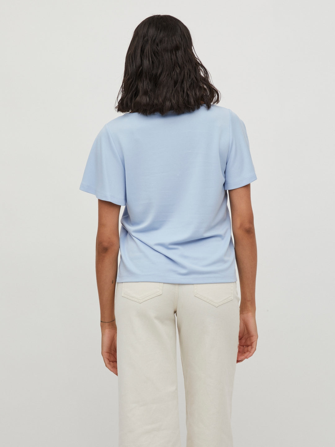 VIMODALI V-NECK S/S TOP/SU/R, Kentucky Blue 253564 Bild 3