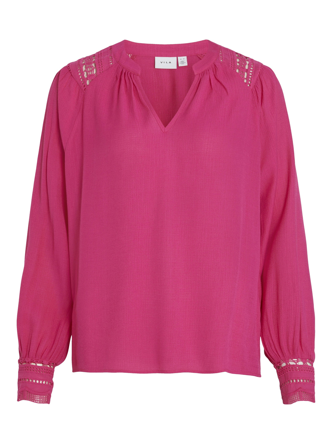 VITLASTA V-NECK L/S LACE TOP, Cabaret 260276 Bild 1