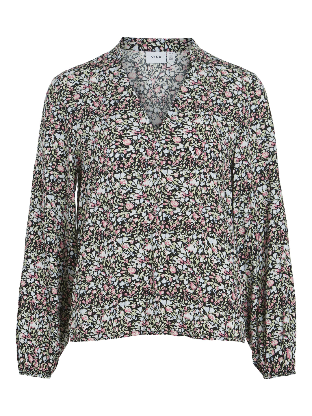 VITULLINA NIE V-NECK L/S TOP/SU/LC, Kentucky Blue/Nie 253564002 Bild 1