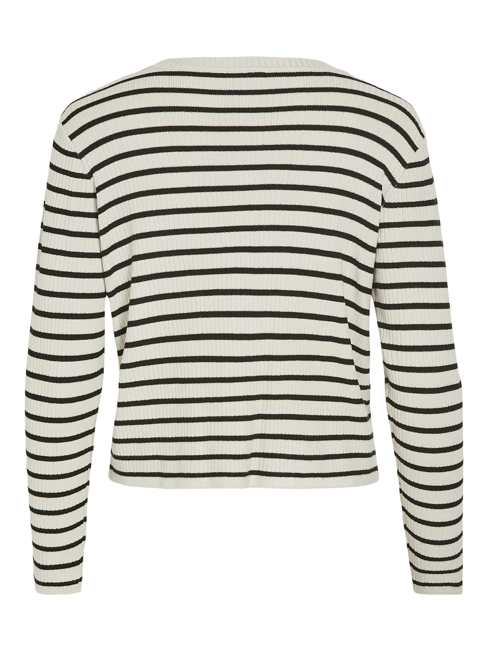 VIZICHA L/S STRIPED KNIT CARDIGAN, Birch/BLACK 177853002 Bild 2