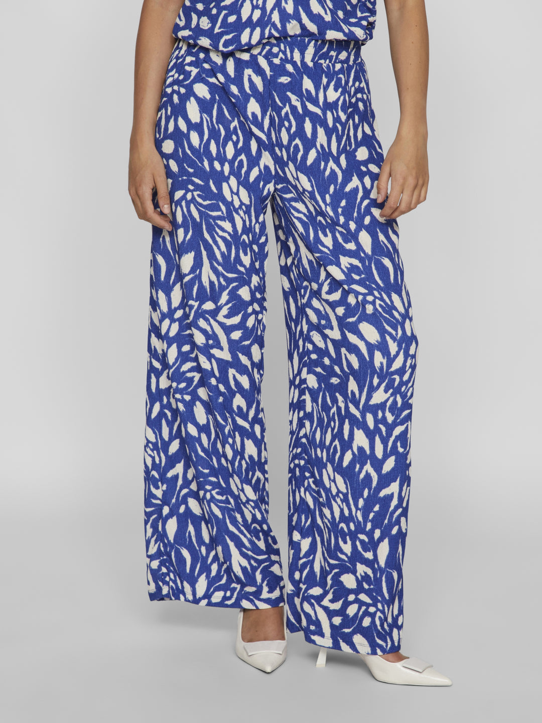 VILAYA BEA HW WIDE PANTS/DFS, Mazarine Blue/BEA EGGNOG 243676001 Bild 5
