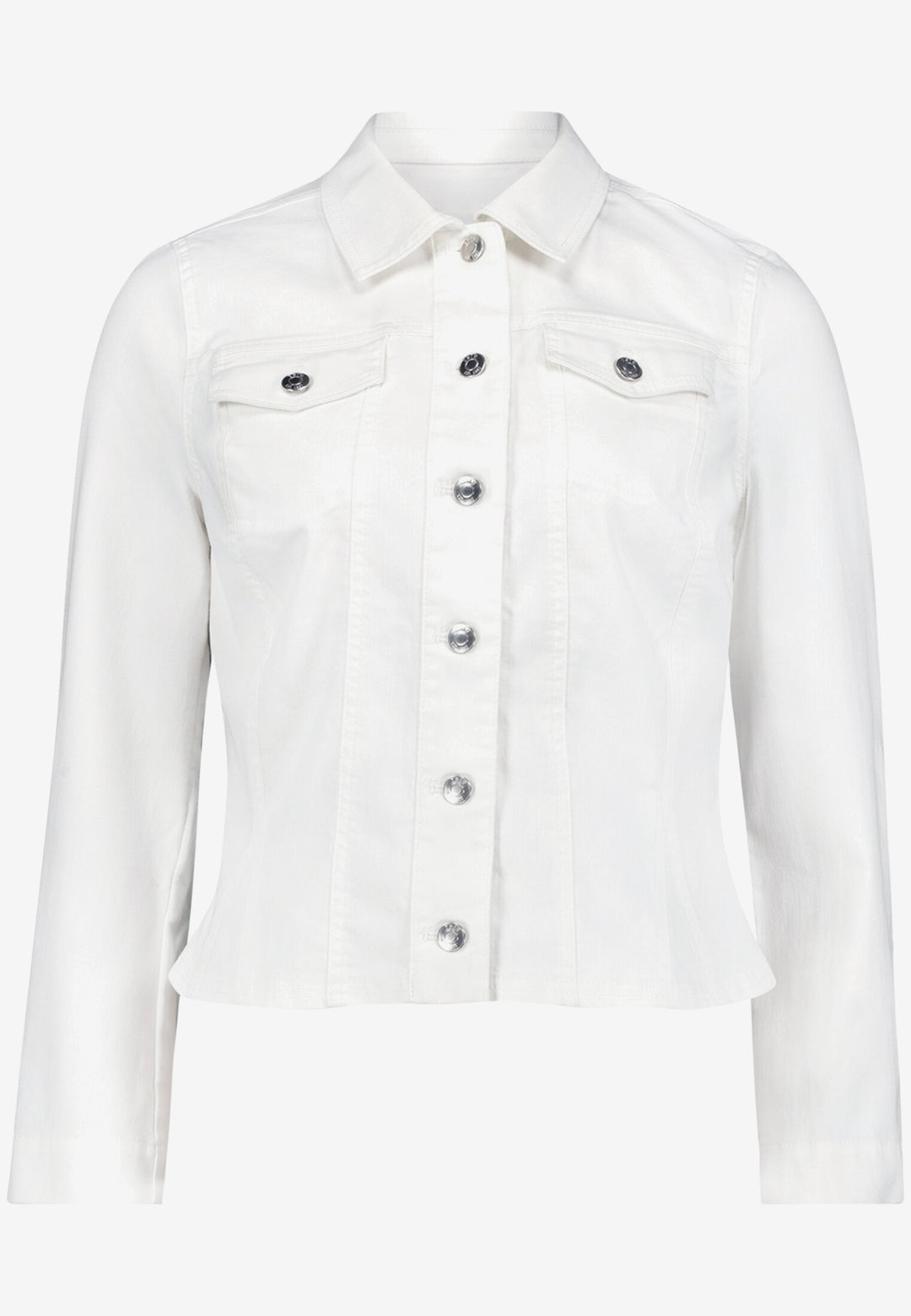 Blazerjacke Kurz 1/1 Arm, Cream Denim 1621 Bild 1