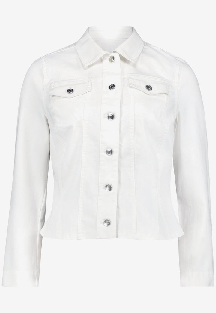 Blazerjacke Kurz 1/1 Arm, Cream Denim 1621 Bild 1