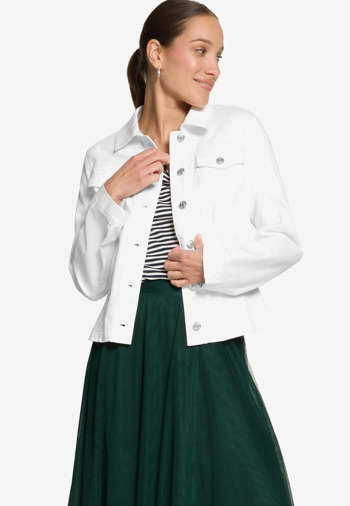Blazerjacke Kurz 1/1 Arm, Cream Denim 1621 Bild 6