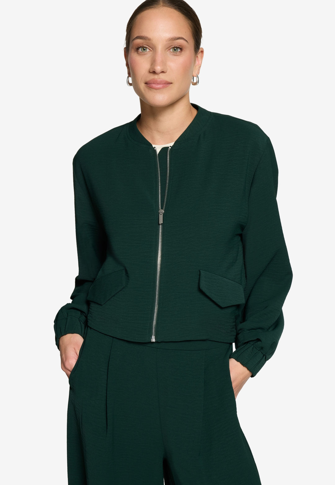 Blazerjacke Kurz 1/1 Arm, Green Forest 5149 Bild 2