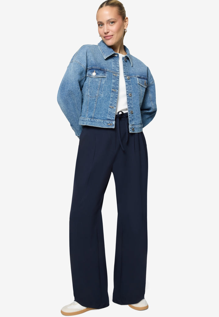 Blazerjacke Kurz 1/1 Arm, Middle Blue Denim 8619 Bild 4