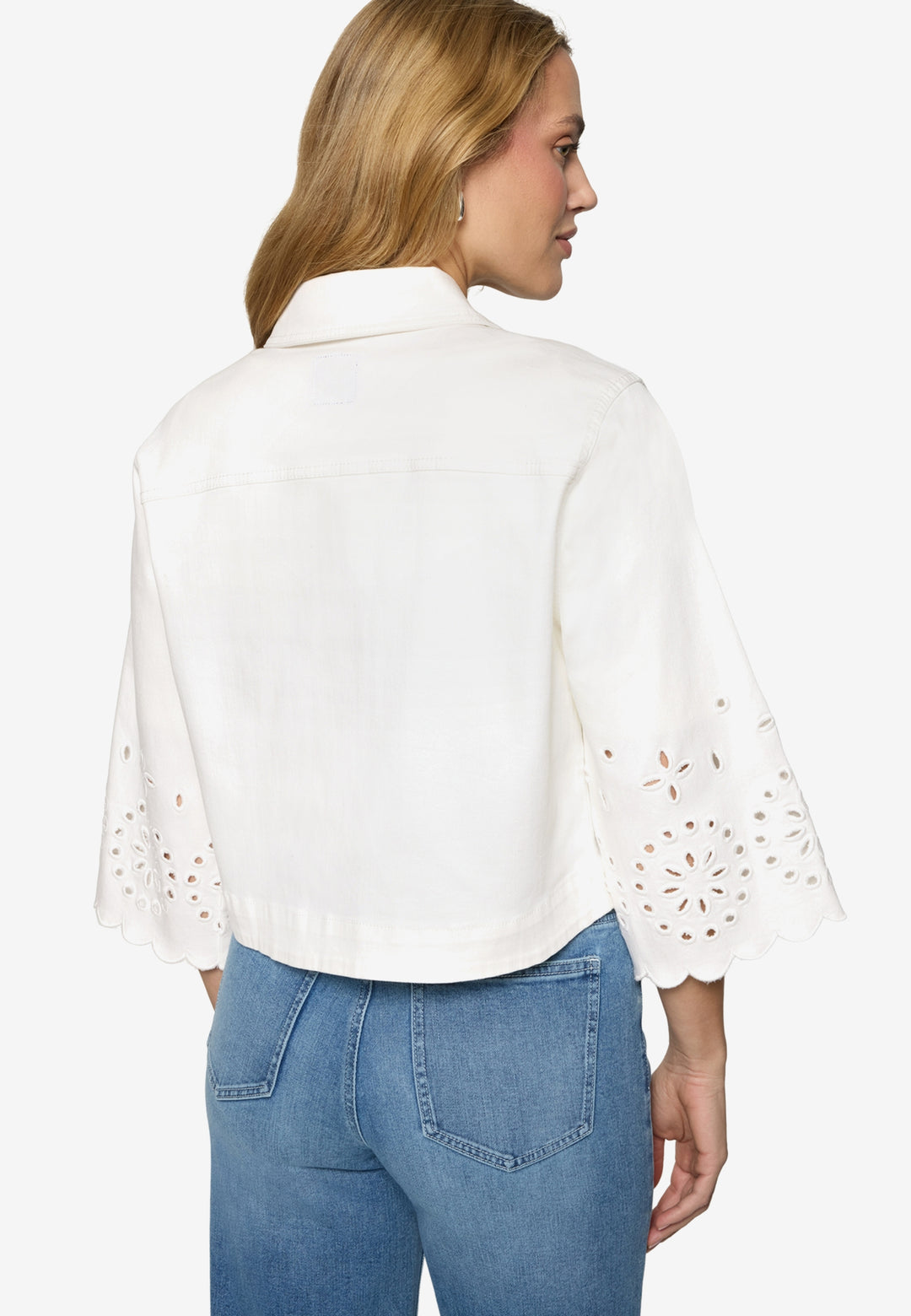 Blazerjacke Kurz 1/1 Arm, Patch Cream/Cream 1912 Bild 2